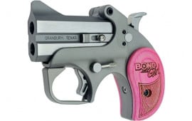 Bond Arms Roughneck Girl BARN-BG-357/38 Pistol .357 Mag/.38 Spl 2.5" 2-Rd SA Pink Wood Grips Stainless Steel