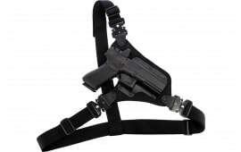 Galco HR166B High Ready Chest Holster Fits Chest Up To 58" Black Kydex/Nylon Fits Ruger .357 Blackhawk 5.50" Right Hand