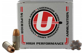 Underwood Ammo 114 9mm 124 GR Jacketed Hollow Point 20 Per Box/10 Case - 20rd Box