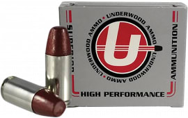 Underwood Ammo 719 9mm+P 147 GR Hard Cast Flat Nose 20 Per Box/10 Case - 20rd Box