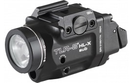 Streamlight TLR-8 HL-X Sub USB Light W/ Red Laser For Glock 43X/48 Pistols - 1,000 Lumens 10,000 Candela