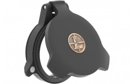 Leupold 58755 Alumina Scope Cover Matte Black Aluminum 28mm Objective Screw On Mount Flip Open