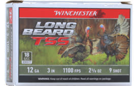 Winchester Ammo LBTSS1238 Long Beard TSS 12Gauge 3" 2 3/8oz Tungsten 8Shot 5 Round Box