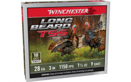 Winchester Ammo LBTSS2839 Long Beard TSS 28Gauge 3" 1 5/8oz Tungsten 9Shot 5 Round Box