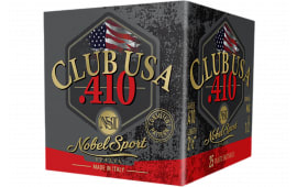Nobel/Eurosports LLC ANS4129 Club USA 410Gauge 2.50" 1/2oz 9Shot 25 Per Box/10 Case - 25sh Box