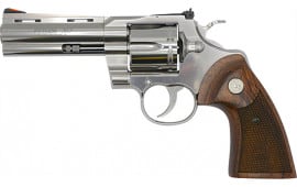 Colt ZPYTHONSP4WTS Python .357 Magnum 4.25" Barrel 6rd Revolver, Stainless Steel W/ Walnut Colt Medallion Grips - Minor Cosmetic Blem