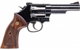 Smith & Wesson 14046 Model 19 K-Frame 6rd 4.25" Blued Carbon Steel Barrel, Cylinder & Frame, Checkered Wood Grip, No Safety Revolver