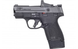 Smith & Wesson 14398 M&P9 Shield Plus 10+1/15+1 3.10" Stainless Black Armornite Barrel/Slide Black Slim Textured Grip