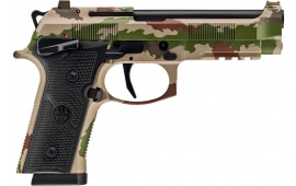 Beretta SPEC0742A10 92XI SAO FS 4.7" 10RND Vegetato Camo 2 Mags