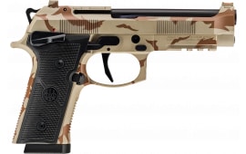 Beretta SPEC0743A15 92XI SAO FS 4.7" 15RND Desert DPM Camo 2 Mags