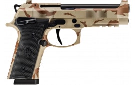 Beretta SPEC0743A18 92XI SAO FS 4.7" 18RND Desert DPM Camo 2 Mags