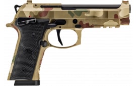 Beretta SPEC0745A15 92XI SAO FS 4.7" 15RND Frogskin Camo 2 Mags