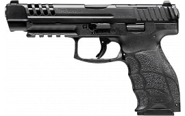 HK 81001158 VP9L 10+1 5" Black Polygonal Rifled Barrel, Long/Lightening Cuts/Optic Cut Steel Slide, Polymer Frame w/Picatinny Rail, Black Interchangeable Backstrap Grip