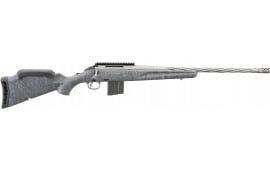Ruger 46906 American Rifle Gen II Full Size 5+1 20" Cobalt Cerakote Threaded Barrel, Picatinny Rail Steel Receiver, Gray Splatter Adjustable Synthetic Stock