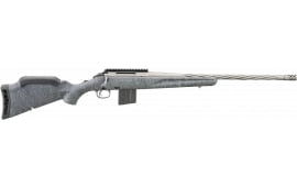 Ruger 46918 American Rifle Gen II Full Size 10+1 20" Cobalt Cerakote Threaded Barrel, Picatinny Rail Steel Receiver, Gray Splatter Adjustable Synthetic Stock