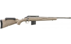 Ruger 46923 American Ranch Gen II Full Size 5+1 16.10" Cobalt Cerakote Threaded Barrel, Picatinny Rail Steel Receiver, Flat Dark Earth Splatter Adjustable Synthetic Stock