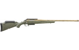Ruger 46943 American Predator Gen II 4+1 22" Burnt Bronze Cerakote Threaded Barrel, Picatinny Rail Steel Receiver, Green Splatter Adjustable Synthetic Stock
