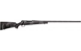 Weatherby MLW01N7MMBR2B Mark V Live Wild Carbon Gray Cerakote Spiral Fluted Barrel Black/Gray Sponge Pattern/Polymer Stock