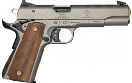 ATI GSG 1911 15th Anniversary Edition GERG2210M1911AN15 Pistol, .22 LR, 5" Threaded Barrel, 10+1, SAO, Frost Gray/Gold Accents, Light Wood Grips, Limited Edition.