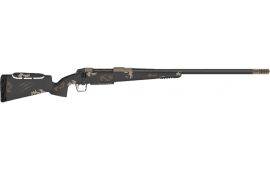 Fierce Firearms FCTRFP7MMBC20BS CT Rival FP 20" Black Matrix Carbon Fiber Match Grade Threaded Barrel, Black Cerakote Drilled & Tapped Titanium Receiver, Adj Comb Carbon Fiber Stock