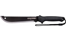 Cold Steel CSMAAXIS Axis 11" Carbon Steel Blade, Black Textured Rubber Handle, 18" Long, Includes Sheath