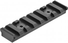 Leapers UTG PRO M-LOK Rail Section 8-Slot, Bases, 6061-T6 Aluminum, 3.14" Length, Matte Black, MTURS09M.