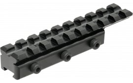 Leapers MNTPMTOWLA Picatinny Adapter Mount Matte Black Anodized Aluminum Dovetail Mount