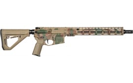 Sons of Liberty OB1 Signature Craighead .223 / 5.56 NATO 13.70" Barrel 30rd Semi-Auto Rifle, Rhodesian Brushstroke Cerakote - Pinned & Welded HUXWRX Flash Hider
