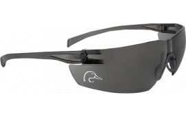 Radians DUFL10440C Safety Glasses, Smoke Gray Lens/Frame, Frameless Design, Polycarbonate Lens