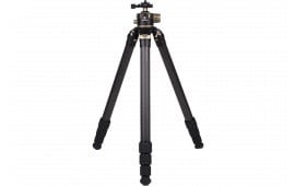 Leupold Mark 5 CF-455 Tripod Kit, Tripods, Carbon Fiber, 55 lb Load Capacity, Max Height 74 in.