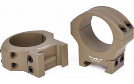 Warne HyperLite 34mm Low Scope Rings, Dark Earth Cerakote, MagnaFusion Alloy, Fits Picatinny/Weaver