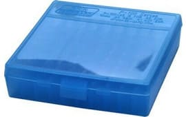 MTM Case-Gard P1002224 Ammo Box Flip-Top 22 LR Blue 100rd