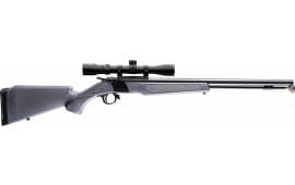 CVA PR2119SCP Wolf w/Optic 24" Blued Steel Barrel & Drilled & Tapped Steel Receiver, Fixed Stealth Gray Synthetic Stock, KonusShot 3-9x32mm