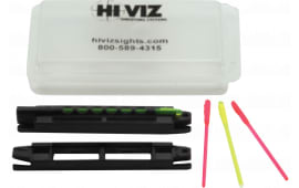 HiViz Magni-Hunter MGH2007-II Magnetic Shotgun Front Sight Wide Model Green/Red Fiber Optic, .355"-.440" Rib