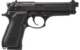 Derya Firearms MELIK9TR Melik 17+1 4.90" Black Melonite Steel Barrel, Black Melonite Serrated Steel Slide, Black Aluminum Frame, Black Polymer Grip