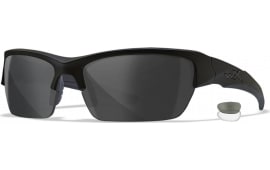 Wiley X CHVAL07 Valor Medium Smoke Gray/Clear Lens Polycarbonate Matte Black Frame