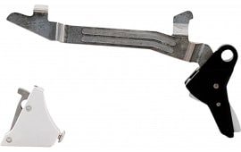 Timney Alpha Competition Large Silver Trigger - Fits Glock Gen 5 Pistols