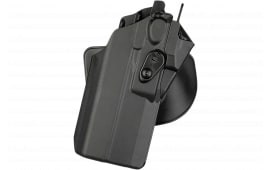 Safariland 7378rdS28327411 7378-7TS-ALS Black Compatible w/ Glock 19/23 w/ TLR 7 Light, Belt Loop/Paddle, Right Hand
