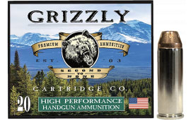 Grizzly Ammo GC45C+P3 45Colt+P 225 GR Jacketed Hollow Point 20 Per Box/10 Case - 20rd Box