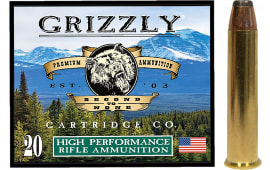 Grizzly Ammo GC45/70+P2 45-70 300 GR Jacketed Hollow Point 20 Per Box/10 Case - 20rd Box