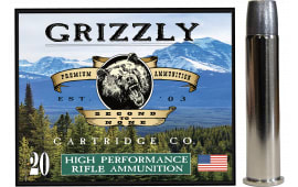 Grizzly Ammo GC45/70+P4 45-70Gov+P 405 GR Bonded Flat Point 20 Per Box/10 Case - 20rd Box