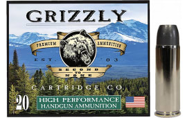 Grizzly Ammo GC45C+P14 45Colt+P 335 GR Wide Long Nose Gas Check 20 Per Box/10 Case - 20rd Box