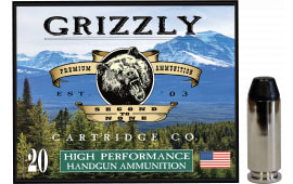 Grizzly Ammo GC10M10 10mmAuto 220 GR Full Metal Jacket Flat Point 20 Per Box/10 Case - 20rd Box