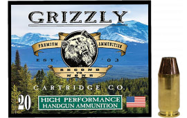 Grizzly Ammo GC45A+P8 45ACP+P 230 GR Jacketed Hollow Point 20 Per Box/10 Case - 20rd Box