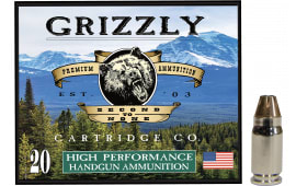 Grizzly Ammo GC357S2 357Sig 90 GR Jacketed Hollow Point 20 Per Box/10 Case - 20rd Box