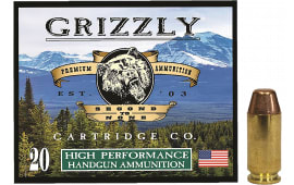 Grizzly Ammo GC40SW5 40 S&W 200 GR Full Metal Jacket Flat Point 20 Per Box/10 Case - 20rd Box
