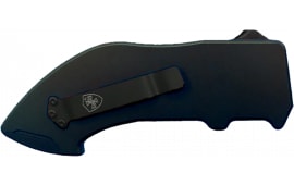 Templar Knife Squire Utility OTF Razor Plain Black Anodized 5.38" Aluminum Handle