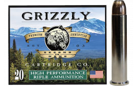 Grizzly Ammo GC45/70+P3 45-70Gov+P 350 GR Bonded Flat Point 20 Per Box/10 Case - 20rd Box