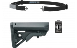 Blue Force Gear KSP0088BK M4 Modern Combat Sling Kit, Sling, Black, Steel Hardware, Quick-Detach.