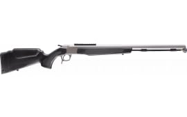 CVA PR2050SM Optima 26" Stainless Fluted Barrel, 0 MOA Picatinny Rail Stainless Steel Receiver, Fixed Black Synthetic Stock